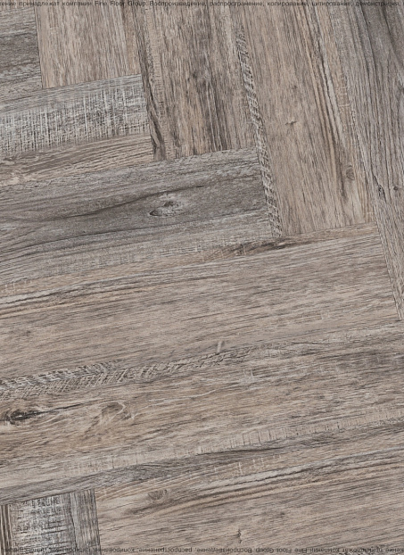 Виниловый ламинат (SPC) CronaFloor HERRINGBONE  Дуб Реймс сторона L/R - 50/50