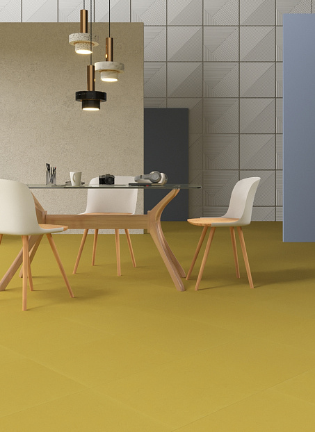 Линолеум модульный Marmoleum MODULAR COLOUR Yellow Moss t3362 шириной  м
