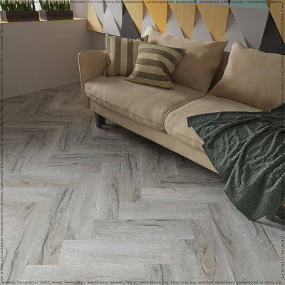 Кварцвиниловая плитка (LVT) Fine Floor FF-RICH Craft Short Plank Дуб Корфу