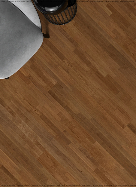 Паркетная доска Karelia LIBRA  Oak Select SELECT 3S LAC S.MAT