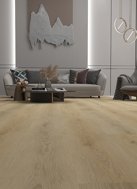 Виниловый ламинат (SPC) Куберпол РЕЗОНАНС KUBERWOOD Амбер