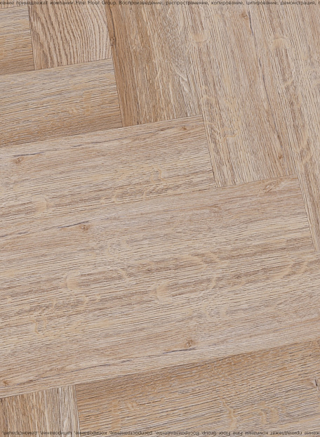 Виниловый ламинат (SPC) CronaFloor HERRINGBONE  Дуб Лилль сторона L/R - 50/50