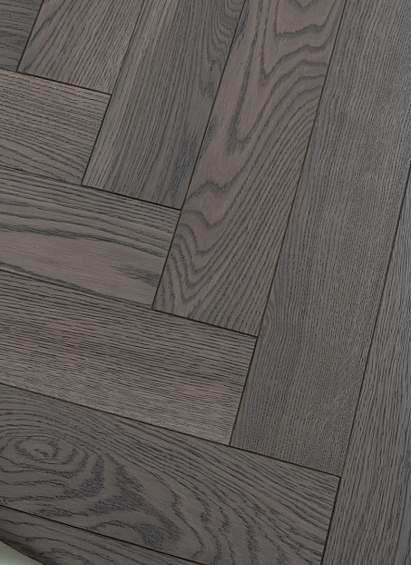 Инженерная доска Karelia HERRINGBONE Дуб Шифон (Oak Chifon) NATUR 1S OIL MAT