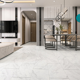 Кварцвиниловая плитка (LVT) Alpine Floor LIGHT STONE  Вердон