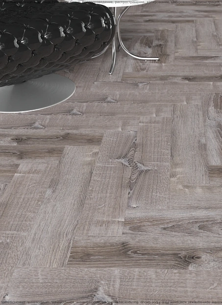 Виниловый ламинат (SPC) CronaFloor HERRINGBONE  Дуб Тулон сторона L/R - 50/50