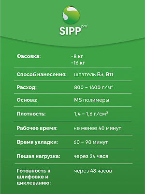 Клей Sipp 1K MS