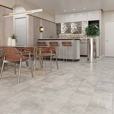 Кварцвиниловая плитка (LVT) Alpine Floor LIGHT STONE  Ваймеа