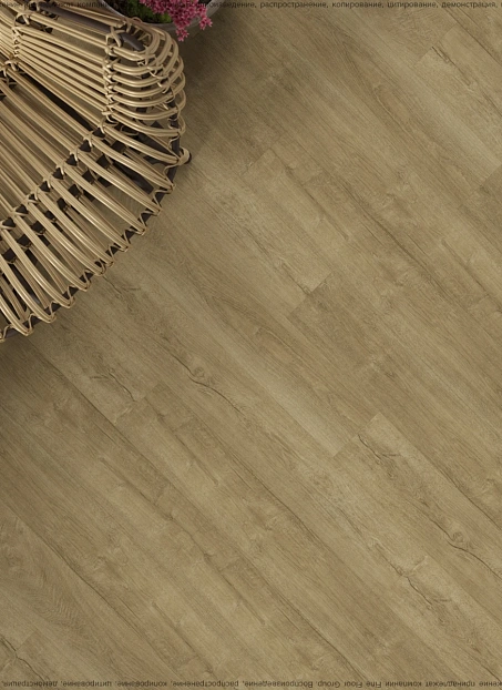 Кварц-винил (LVT) EcoClick ECORICH Дуб Шампань