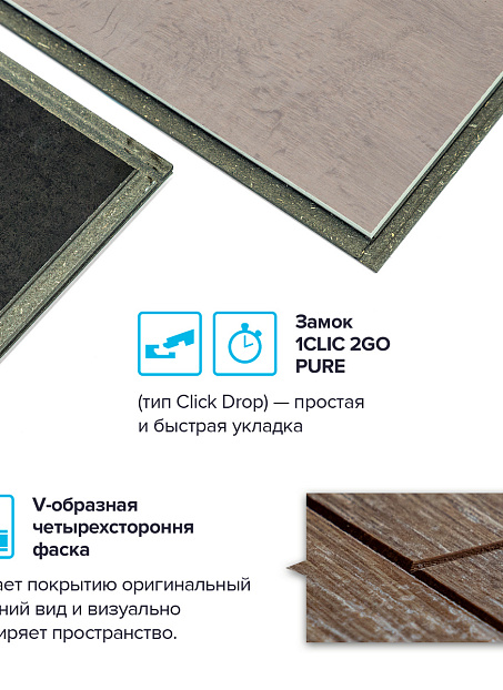 Ламинат Binyl PRO  Дуб Фаирлэнд