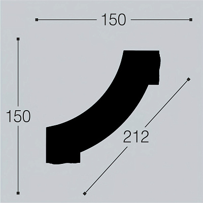 Bello Deco Угол декоративный М10У1