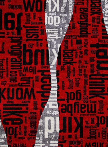 Ковёр Merinos RIO Gray-red C081