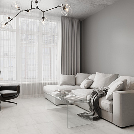 Кварцвиниловая плитка (LVT) Alpine Floor LIGHT STONE  Брайс