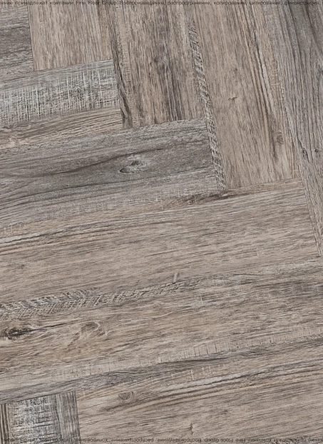 Виниловый ламинат (SPC) CronaFloor HERRINGBONE  Дуб Реймс сторона L/R - 50/50