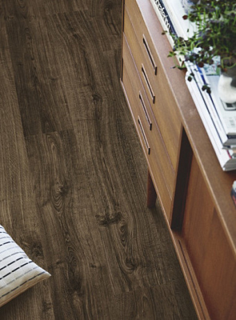 Кварц-винил (LVT) Pergo OPTIMUM CLICK  Дуб Сити Чёрный