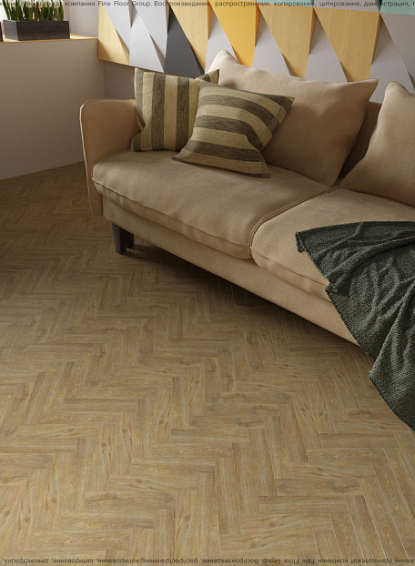 Кварц-винил (LVT) Fine Floor FF-WOOD Craft Small Plank Дуб Карлин