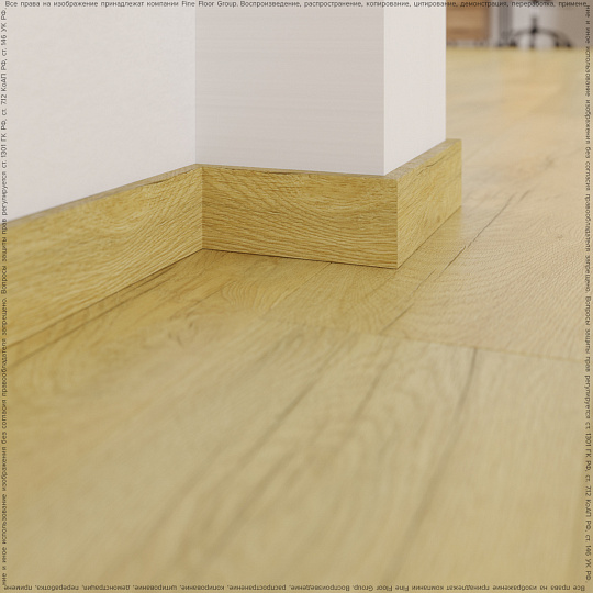 Плинтус МДФ Fine Floor  Дуб Олиб