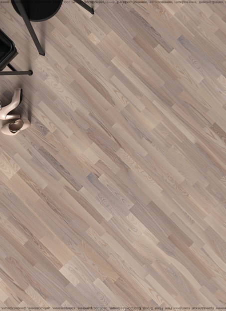 Паркетная доска Karelia POLAR  Ash Vanilla COUNTRY 3S LAC MAT