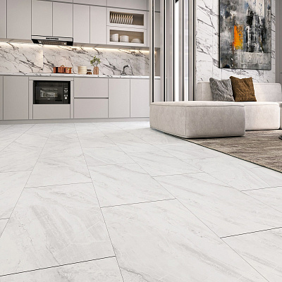 Кварцвиниловая плитка (LVT) Alpine Floor LIGHT STONE  Вердон