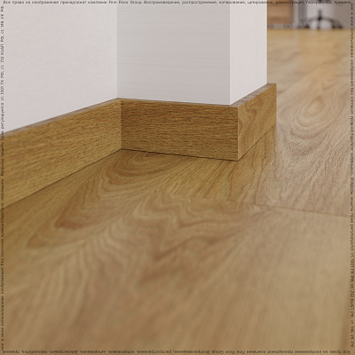 Плинтус МДФ Fine Floor  FF-1408 Дуб Квебек / MIDLAND OAK 22821