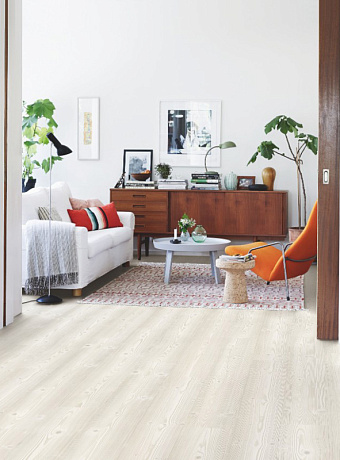 Кварц-винил (LVT) Pergo OPTIMUM CLICK  Скандинавская Белая Сосна