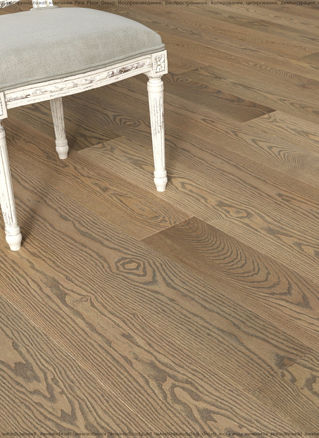 Паркетная доска Karelia BLOOM  Ash Linum COUNTRY 1S LAC MAT