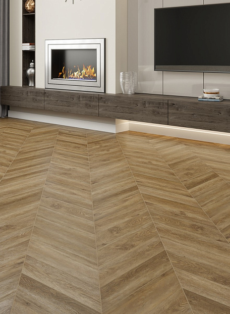 Кварц-винил (LVT) Alpine Floor CHEVRON  Макадамия