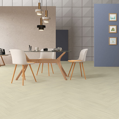 Линолеум модульный Marmoleum MODULAR LINES White Cliffs шириной  м