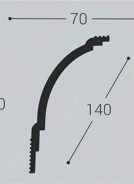 Карниз Bello Deco К18