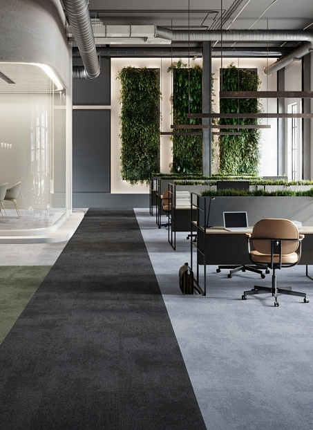 Ковровая плитка IVC Commercial RUDIMENTS Basalt 685