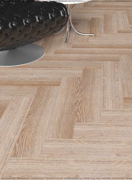 Виниловый ламинат (SPC) CronaFloor HERRINGBONE  Дуб Лилль сторона L/R - 50/50