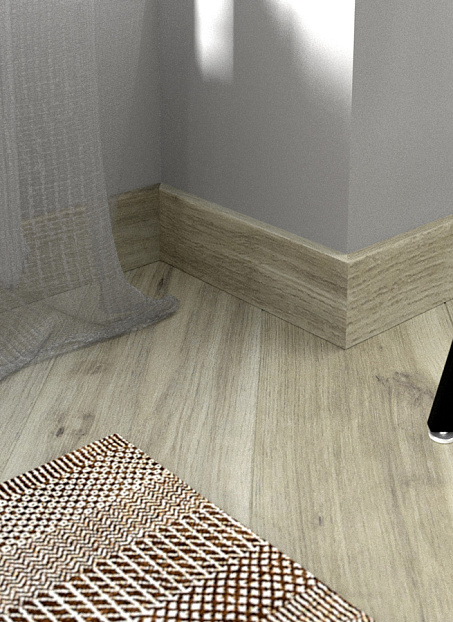 Плинтус МДФ Fine Floor  Дуб Верона>