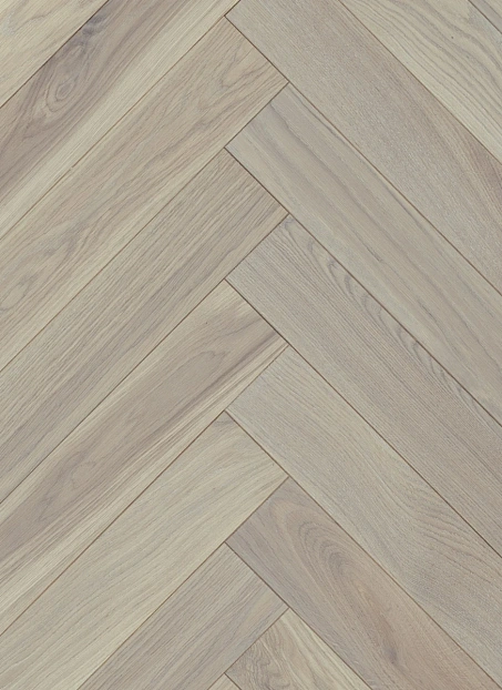 Инженерная доска Karelia ЁЛОЧКА (HERRINGBONE) Дуб Тан (Oak Tan) NATUR 1П Масло МАТ>