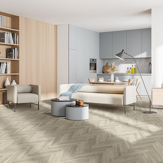 Линолеум рулонный IVC Home GOLF Estate oak 593 шириной 4 м