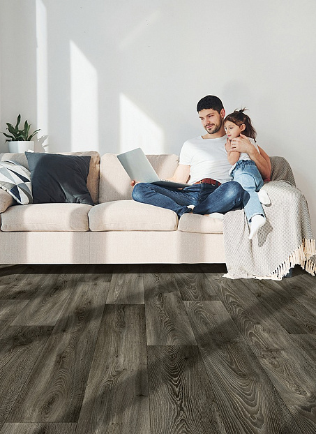 Линолеум рулонный IVC Home PORTO Sheldon Oak W98 шириной 2.5 м