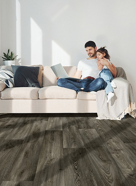 Линолеум рулонный IVC Home PORTO Sheldon Oak W98 шириной 4 м