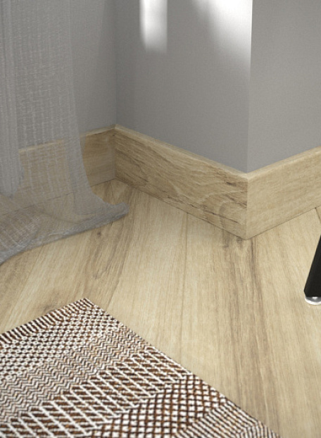 Плинтус МДФ Fine Floor  Дуб Макао