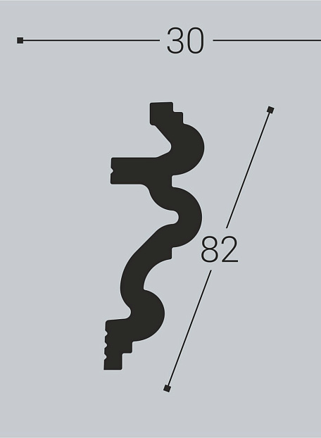 Карниз Bello Deco К6