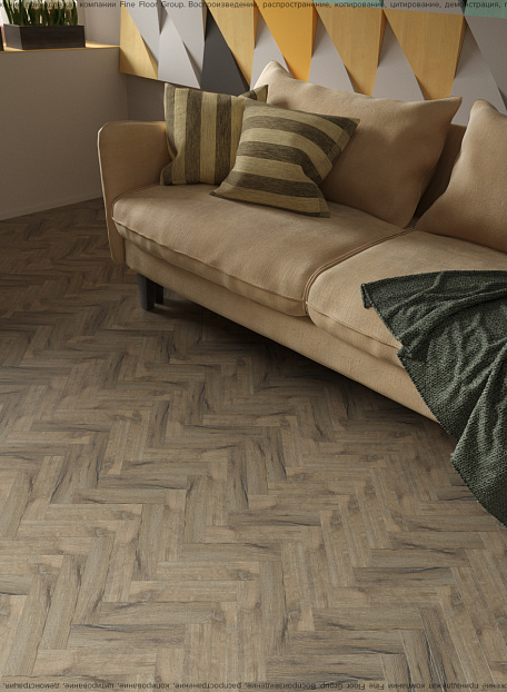 Кварц-винил (LVT) Fine Floor FF-RICH Craft Small Plank Дуб Девон