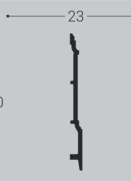 Плинтус напольный Bello Deco XPS П17