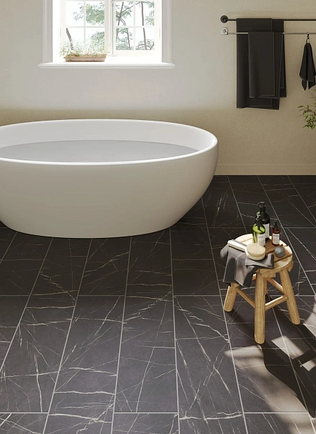 Ламинат Egger PRO Large 8-33 Aqua+ Камень Пьетра Гриджиа Чёрный