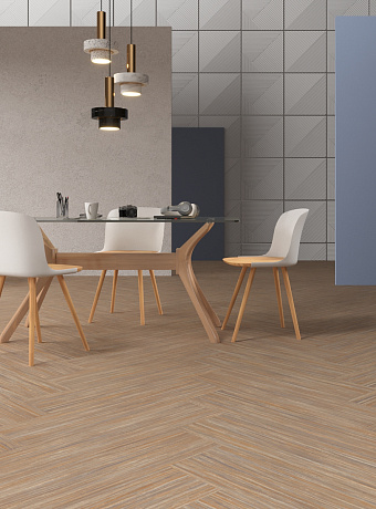 Линолеум модульный Marmoleum MODULAR LINES Compressed Time t5225 шириной  м
