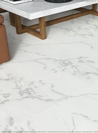 Виниловый ламинат (SPC) Dolce Flooring PIETRA  Мрамор Бьянко