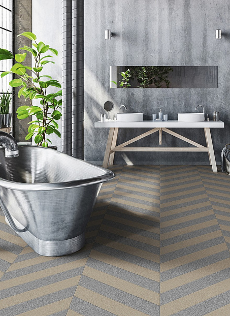 Кварц-винил (LVT) Moduleo TRANSFORM  Brushed Metal 20830