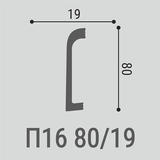 Плинтус напольный Bello Deco XPS П16
