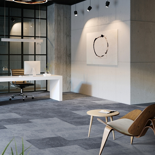 Ковровая плитка IVC Commercial RUDIMENTS Basalt 545