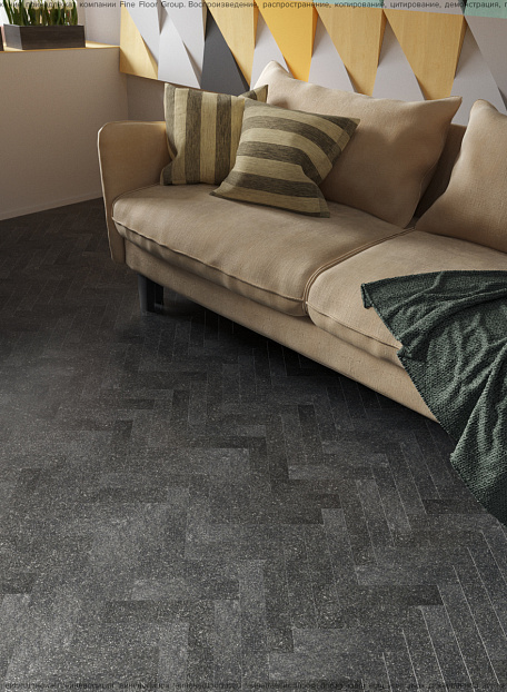 Кварц-винил (LVT) Fine Floor FF-STONE Craft Small Plank Лаго Верде