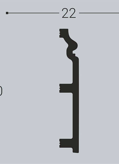 Плинтус напольный Bello Deco XPS П9