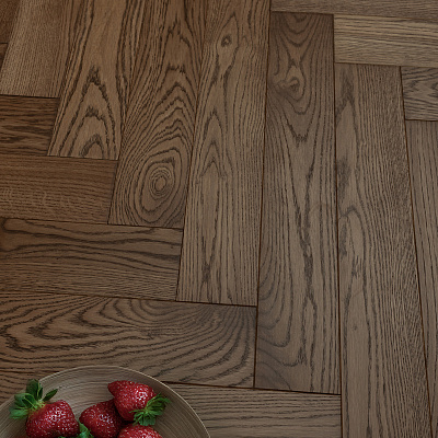 Инженерная доска Karelia HERRINGBONE  Oak Biscotti NATUR 1S OIL MAT