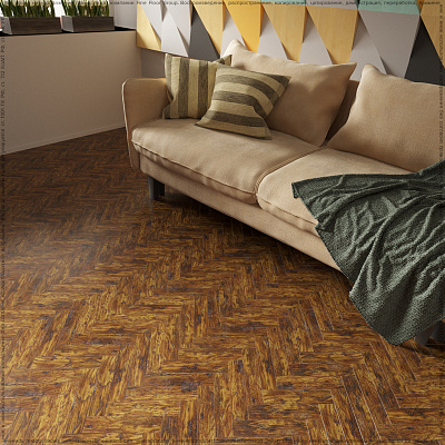 Кварцвиниловая плитка (LVT) Fine Floor FF-RICH Craft Small Plank Пекан Шамбор