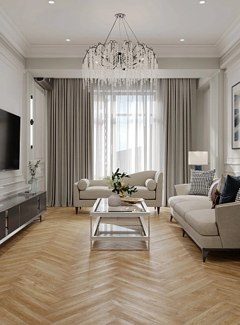 Виниловый ламинат (SPC) Alpine Floor LIGHT PARQUET Макадамия